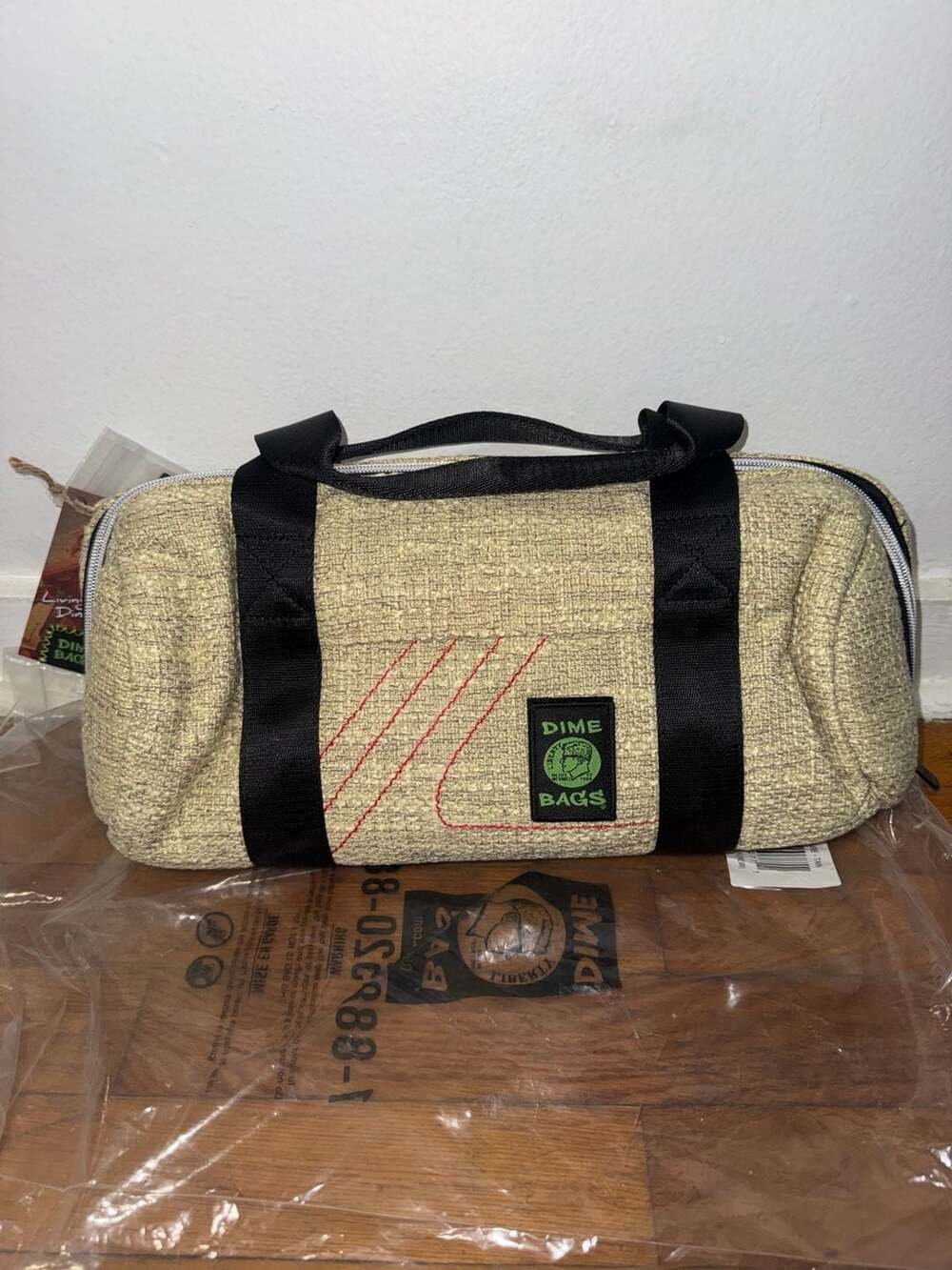 Dime Bags 15" Duffle Tube Tan Hemp Padded Bag
